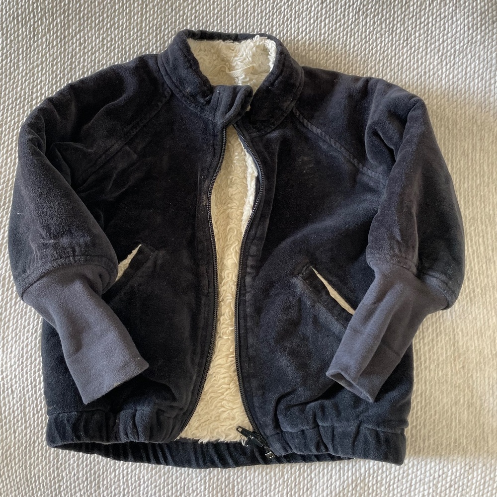 Fleece lined winter jacket